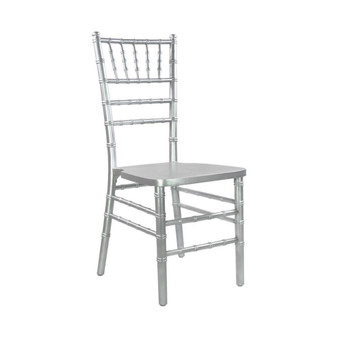 Contemporary Stackable Traditional Silver Chiavari Chair