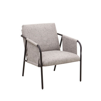 Ryan 36" Wide Metal Frame Armed Accent Chair