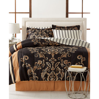 Sabrina Reversible 8 Pc. Comforter Sets, Created for Macy's