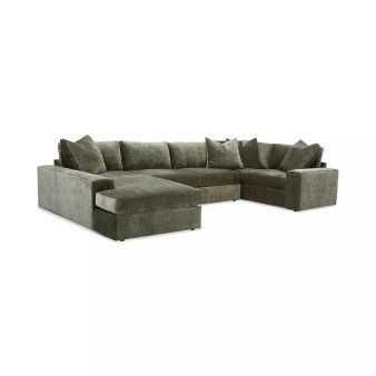 Michola 155" 3-Pc. Fabric Sectional with Chaise, Created for Macy's