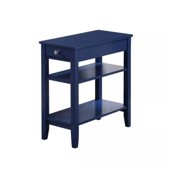 American Heritage Three Tier End Table With Drawer