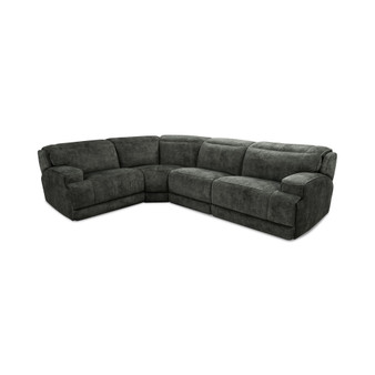 Sebaston 4-Pc. Fabric Sectional with 2 Power Motion Recliners, Created for Macy's
