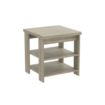 Inc Accent Table Square - 2 Shelves
