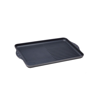 HD Double Burner Grill/Griddle Combo - 17" x 11"