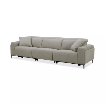 Adney 121" 3 Pc Zero Gravity Fabric Sectional with 2 Power Recliners, Created for Macy's