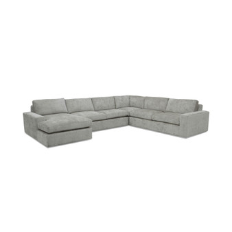 CLOSEOUT! Danyella 4-Pc. Fabric Sectional with Chaise, Created for Macy's