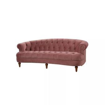 La Rosa 84" Victorian Chesterfield Tufted Sofa
