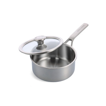 Stainless Steel 2-Quart Saucepan with Lid