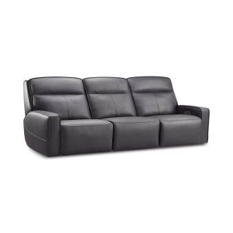 Dextan Leather 3-Pc. Sofa with 2 Power Recliners
