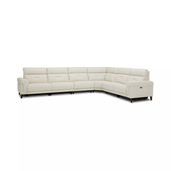CLOSEOUT! Jazlo 6-Pc. Leather Sectional with 3 Power Recliners
