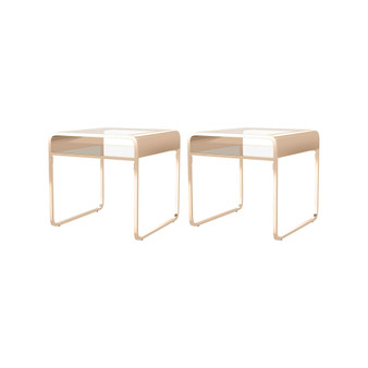 Elvord 1 Shelf End Table, Set of 2