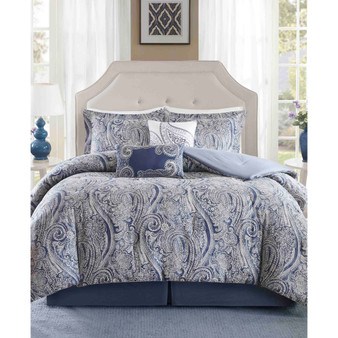 Stella Paisley 6-Pc. Comforter Set, Full