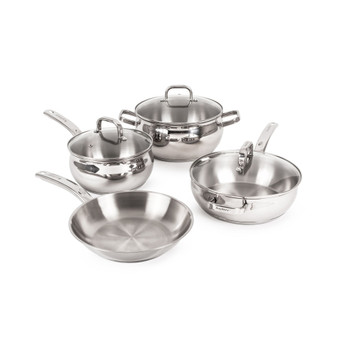 Belly 18/10 Stainless Steel 7 Piece Starter Cookware Set