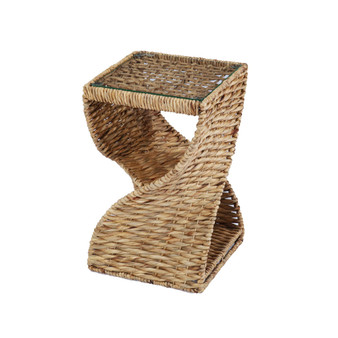 Nivala Water Hyacinth Accent Table
