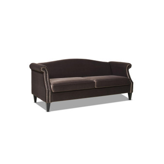 Elaine 77" Camel Back Sofa with Nailhead Accents