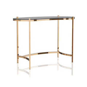 Havford Glass Top Console Table