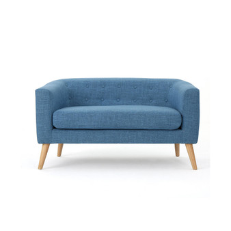 Bridie Muted Mid Century Modern Loveseat