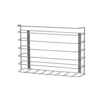 Cabinet Door Single Wire Basket Cutting Board and Kitchen Wrap Organizer