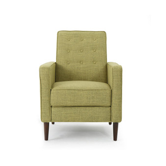 Mervynn Mid-Century Modern Button Tufted Recliner
