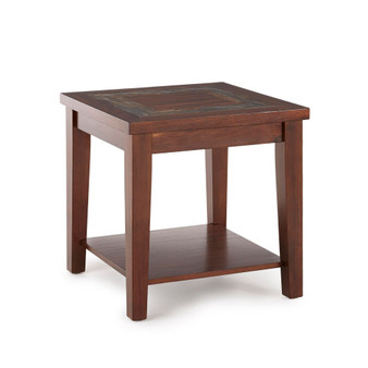 24" Wood Davenport End Table