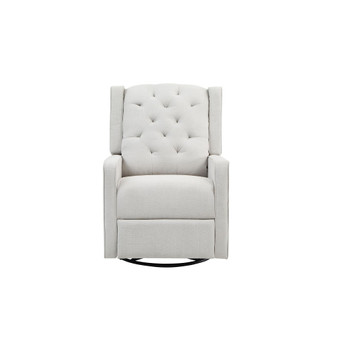 40" Polyester Ava Swivel Glider Recliner