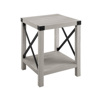 Rustic Wood Side Table
