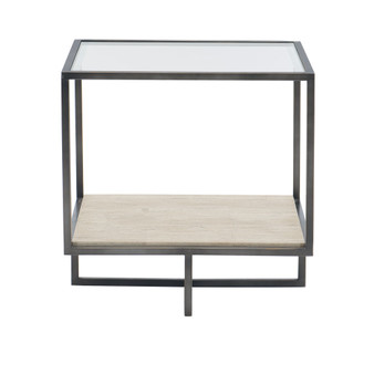 Harlow Metal Square End Table