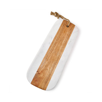 Sulguni Marble & Wood Cutting Board - White