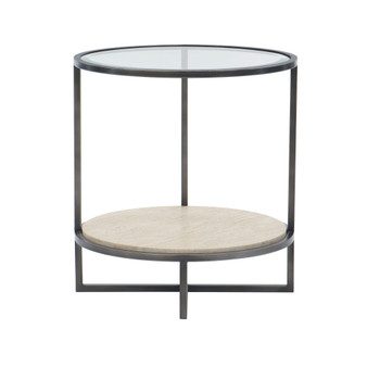 Harlow Metal Round Chairside Table