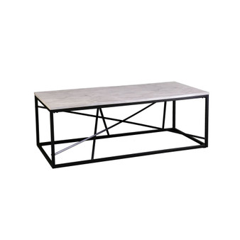 Adalyne Faux Marble Console Table