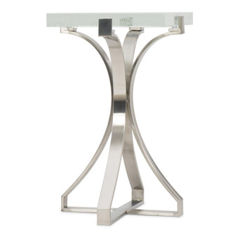 Calliope Bubble Glass Accent Table
