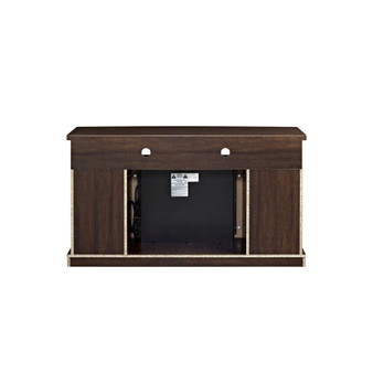 Zane Fireplace Console With Glass Doors For Tvs Up To 60 Inches