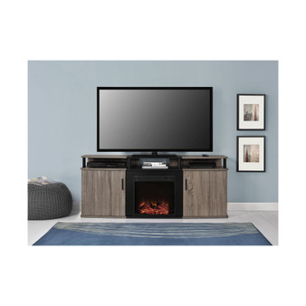 Delmar Electric Fireplace Tv Console For Tvs Up To 70 Inches