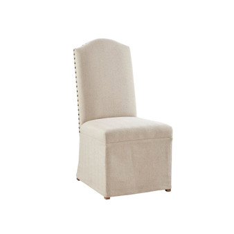 Madison Park Foster High Back Dining Chairs with Skirts, Set of 2
