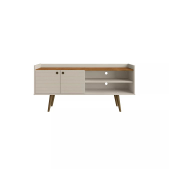 Bogart 53.54" Medium Density Fiberboard 3-Shelf Television Stand