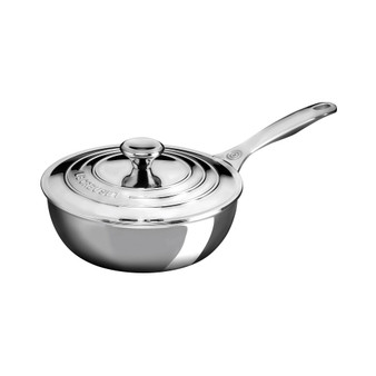 Stainless Steel 2-Qt. Saucier Pan with Lid