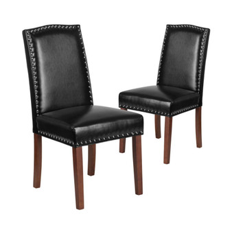 Parsons Chair With Silver Nail Heads