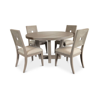 Modern Coastal Dining Furniture, 5-Pc Set (Table & 4 Side Chairs)