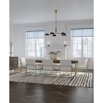 Drew & Jonathan Boulevard 9-Pc Dining Set (Rectangular Table + 8 Side Chairs)