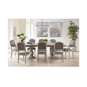 Anniston Dining 9-Pc. Set (Rectangular Table, 6 Side Chairs, 2 Arm Chairs)