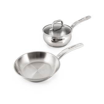 Belly 18/10 Stainless Steel 3 Piece Cookware Set