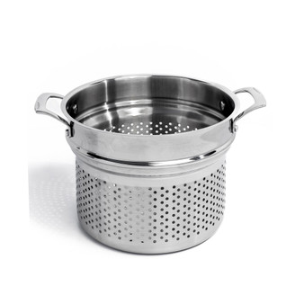 Professional 18/10 Stainless Steel Tri-Ply 9.5" Steamer Insert