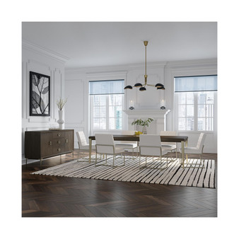 Drew & Jonathan Boulevard 7-Pc Dining Set (Rectangular Table + 6 Side Chairs)