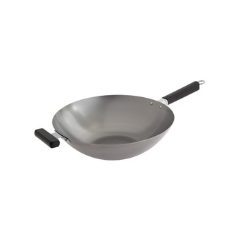 Professional Series 14" Carbon Steel Wok with Phenolic Handles