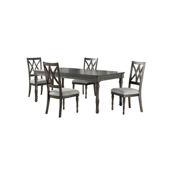Linett 5-Pc Dining (Rectangular Table + 4 Side Chairs)