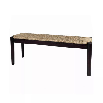 Indoor or Outdoor Seagrass Bench