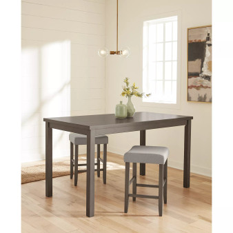 Max Meadows Laminate 3-Pc Dining Set (Rectangular Table + 2 Stools)