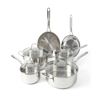 Castelle Stainless Steel 10 Piece Cookware Set