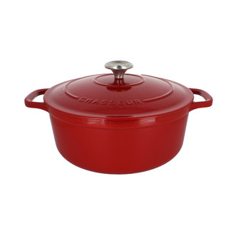 French Enameled Cast Iron 3.25 Qt. Round Dutch Oven