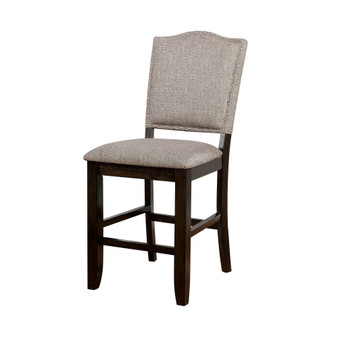 Numara Dark Walnut Pub Chair (Set of 2)